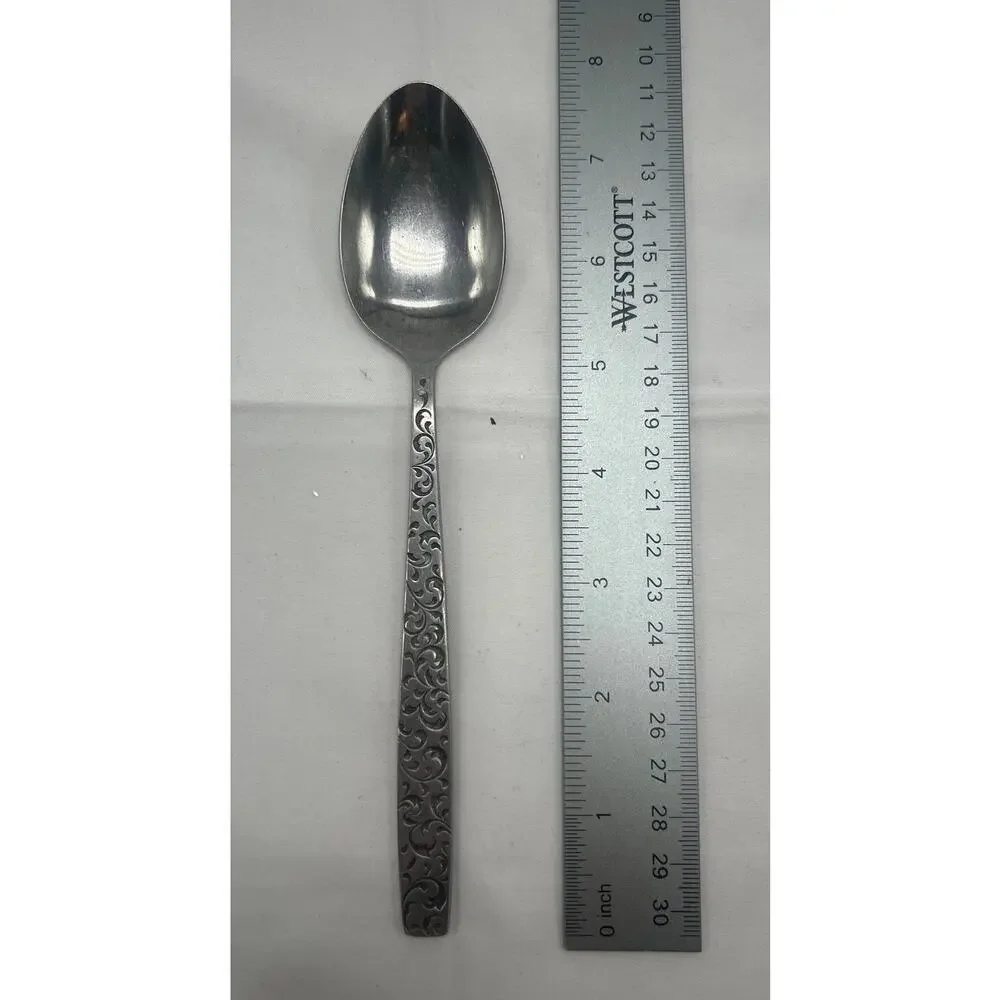 Vintage Corsican Japan Stainless Flatware 4 Knives 1 Fork 2 Soup Spoons